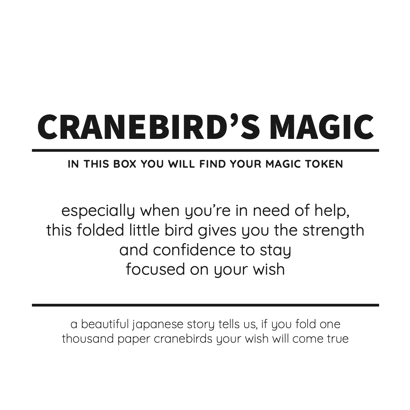 Cranebird's Magic